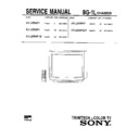 Sony KV-J25MF1 Service Manual