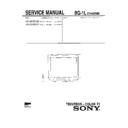 Sony KV-J25MF8S Service Manual