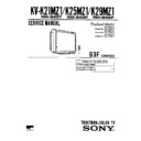 Sony KV-K21MZ1 Service Manual