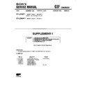 Sony KV-L34MF1 (serv.man5) Service Manual