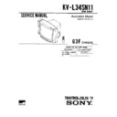Sony KV-L34SN11 Service Manual