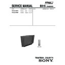 Sony KV-LS21M50 Service Manual