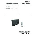 Sony KV-LS21M61 Service Manual
