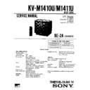 Sony KV-M1410U Service Manual