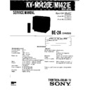 Sony KV-M1420E Service Manual