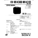 Sony KV-M1430D Service Manual