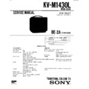 Sony KV-M1430L Service Manual