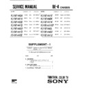 Sony KV-M1440A (serv.man2) Service Manual