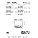 Sony KV-M1440A Service Manual