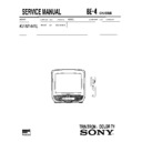 Sony KV-M1441L Service Manual