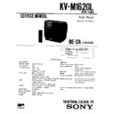 Sony KV-M1620L Service Manual
