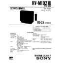 Sony KV-M1921U Service Manual