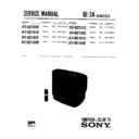 Sony KV-M2100A Service Manual