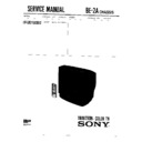 Sony KV-M2100B2 Service Manual