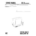 Sony KV-M2101T Service Manual
