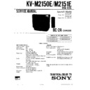 Sony KV-M2150E Service Manual