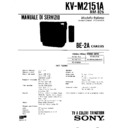 Sony KV-M2151A Service Manual