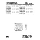 Sony KV-M2180A Service Manual