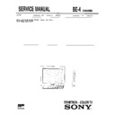 Sony KV-M2181KR Service Manual