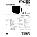 Sony KV-M2521D Service Manual