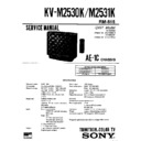 Sony KV-M2530K Service Manual