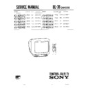 Sony KV-M2540B Service Manual