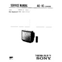 Sony KV-M2901E Service Manual