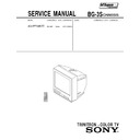 Sony KV-PF14K70 Service Manual