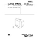 Sony KV-PF14N70 Service Manual
