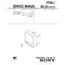 Sony KV-PF14P40 (serv.man2) Service Manual