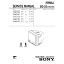 Sony KV-PF21DK7 Service Manual
