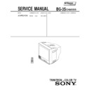 Sony KV-PF21K70 Service Manual