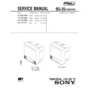 Sony KV-PF21M70 Service Manual