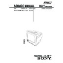 Sony KV-PG14M40 (serv.man2) Service Manual