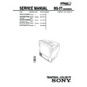 Sony KV-PG21M70 Service Manual