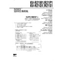 Sony KV-R21M1 (serv.man2) Service Manual