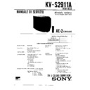 Sony KV-S2911A Service Manual