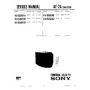 Sony KV-S2921A Service Manual