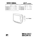 Sony KV-S2941A Service Manual
