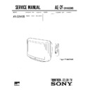 Sony KV-S2943B Service Manual