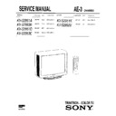 Sony KV-S2951A Service Manual