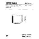 Sony KV-S2951KR Service Manual