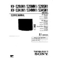 Sony KV-S29JN1 Service Manual