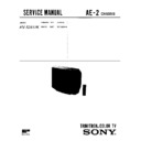 Sony KV-S3411K Service Manual