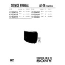 Sony KV-S3431A Service Manual
