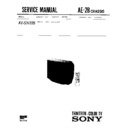 Sony KV-S3433B Service Manual