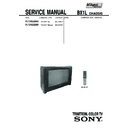 Sony KV-SA32M66 Service Manual