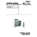 Sony KV-SP29M53K Service Manual