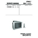 Sony KV-SR252M53K Service Manual