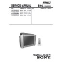Sony KV-SR252M89K Service Manual